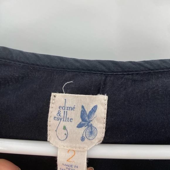 Anthro Edme & Esyllte Embroidered Blouse - Picture 2 of 3